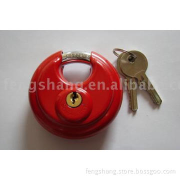 stainless steel disc padlock